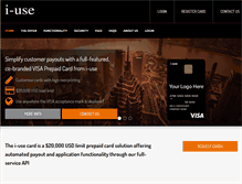 Tablet Screenshot of i-usecard.com
